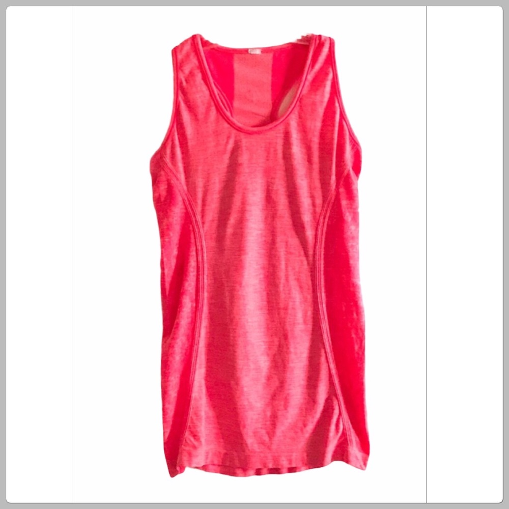 NWOT Coral Pink Stretch Workout Tank Size M